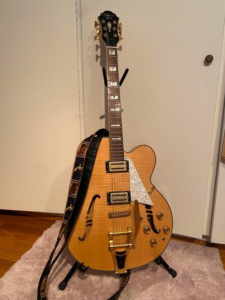 Michael Kelly Gretsch style jazzgitaar, Musique & Instruments, Instruments à corde | Guitares | Électriques, Comme neuf, Enlèvement