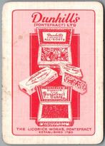 speelkaart - LK13307 - Dunhill's liquorice, Verzamelen, Speelkaarten, Jokers en Kwartetten, Verzenden, Gebruikt
