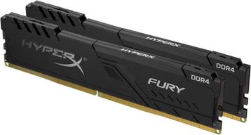 HyperX Fury Black Kit 16Go (2×8Go) PC4-25600 3200MHz DIMM beschikbaar voor biedingen