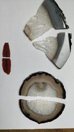 Twee-delige agaatschijven, Ophalen of Verzenden, Mineraal