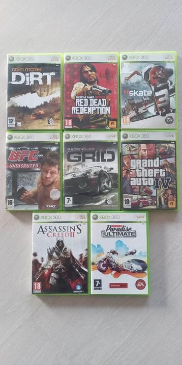 8 Xbox 360 games beschikbaar voor biedingen