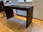 Console muurtafel bruin groot model bruin 1,60 meter lengte, Huis en Inrichting, Ophalen, Gebruikt, 150 tot 200 cm, Rechthoekig