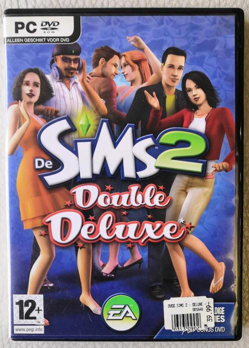 De Sims 2  "Double Deluxe" met uitbreidingspakket, de Sims 2, Games en Spelcomputers, Games | Pc, Zo goed als nieuw, Strategie en Constructie