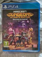 Minecraft dungeons ultimate edition playstation 4 ps4, Ophalen of Verzenden, Zo goed als nieuw