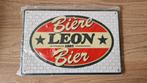 Decoratieve metalen plaat - LEON 1893 bier (nieuw), Ophalen of Verzenden, Nieuw, Reclamebord, Plaat of Schild, Overige merken