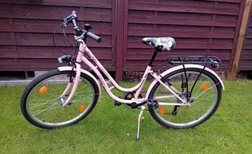 Meisjesfiets roze Prestige Shopper 24 inch beschikbaar voor biedingen