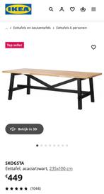 SKOGSTA eettafel te koop!, Ophalen, 100 tot 150 cm, 200 cm of meer, Zo goed als nieuw