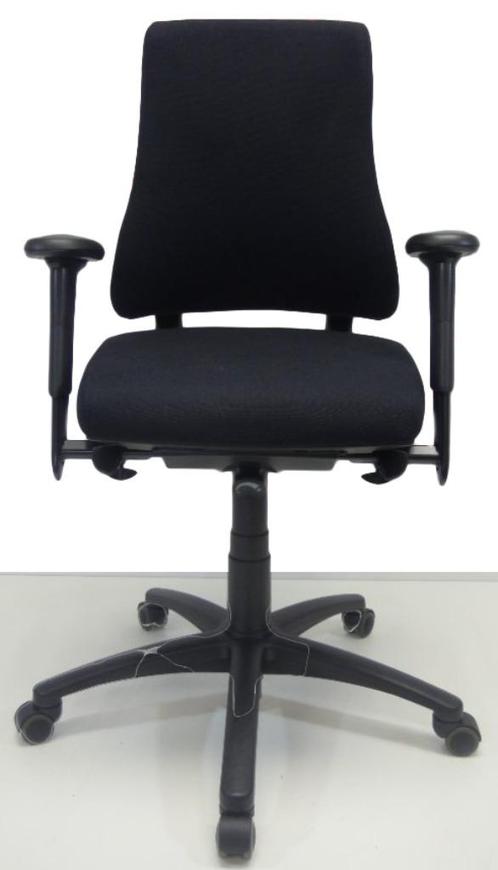 Bureaustoel bma axia pro hoge rug (Refurbished), Huis en Inrichting, Zitzakken, Zo goed als nieuw, Zwart, Ophalen