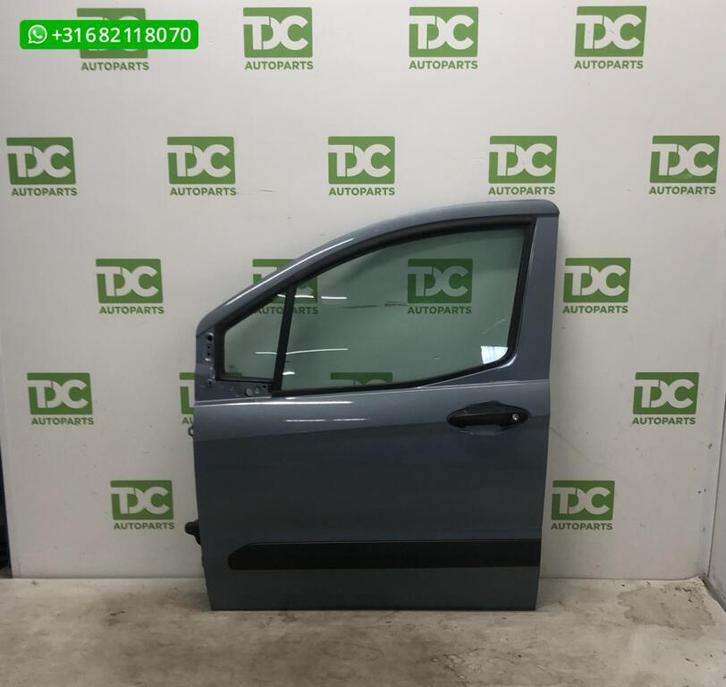 Ford Transit Courier ('14->) Voorportier links blauw, Auto-onderdelen, Carrosserie, Deur, Ford, Voor, Links, Gebruikt, Ophalen of Verzenden