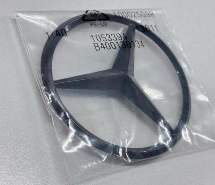 A2047580058 Mercedes Benz C W204 logo ster embleem zwart, Auto-onderdelen, Klein materiaal, Mercedes-Benz, Nieuw, Ophalen of Verzenden