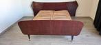 Vintage bed met lattenbodem., Huis en Inrichting, Slaapkamer | Bedden, Ophalen, Gebruikt
