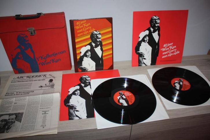 2x langspeelplaat ,Boek ,krantje ,koffer 1976 , als nieuw, Cd's en Dvd's, Vinyl | Nederlandstalig, Zo goed als nieuw, Overige genres