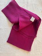sjaal van natuurlijke zijde in fuchsia, Kleding | Dames, Mutsen, Sjaals en Handschoenen, Ophalen of Verzenden, Nieuw, Sjaal