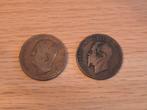 2 x 10 centesimi koninkrijk Italië 1863/1893, Postzegels en Munten, Munten | Europa | Euromunten, Ophalen, Frankrijk