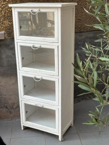 Vintage apotheek klepkastje hout beschikbaar voor biedingen