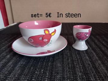 kinderservies NIEUW vanaf 1€ beschikbaar voor biedingen