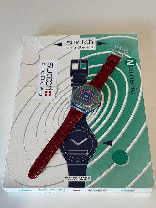 Swatch Horloge The Beep (Ongebruikt Uit 1990), Handtassen en Accessoires, Horloges | Kinderen, Nieuw, Ophalen of Verzenden