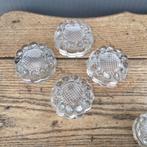 Franse antieke glazen onderzetters, Antiek en Kunst, Curiosa en Brocante, Ophalen of Verzenden