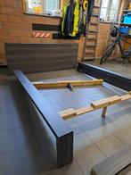 GRATIS bed 160cm, Brun, Enlèvement, Utilisé, 200 cm