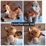 Disney knuffels 3 voor 10€, Ophalen of Verzenden, Gebruikt