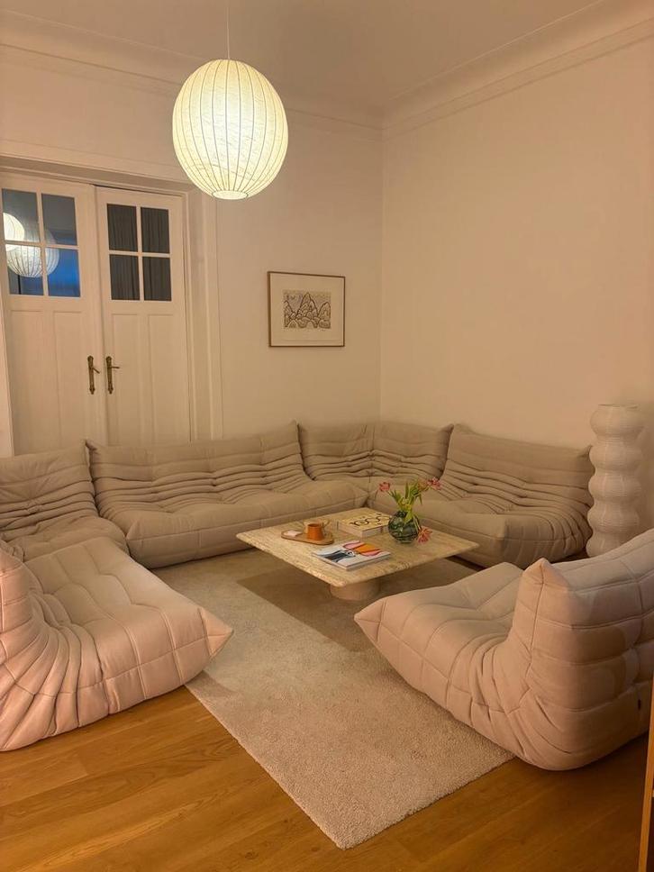 Set van 6 stuks van Togo Ligne Roset, Michel Ducaroy, jaren, Huis en Inrichting, Zetels | Complete zithoeken, Ophalen