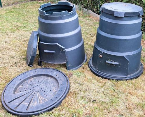 Composteervat, 2 x 280 liter, goede staat, Tuin en Terras, Aarde en Mest, Compost, Ophalen