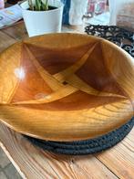schaal en pot ingelegd hout, Antiek en Kunst, Ophalen