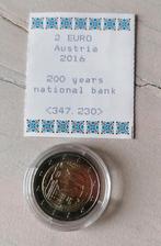 2 euros Autriche 200 ans banque nationale, Postzegels en Munten, Munten | Europa | Euromunten, Ophalen of Verzenden, Oostenrijk