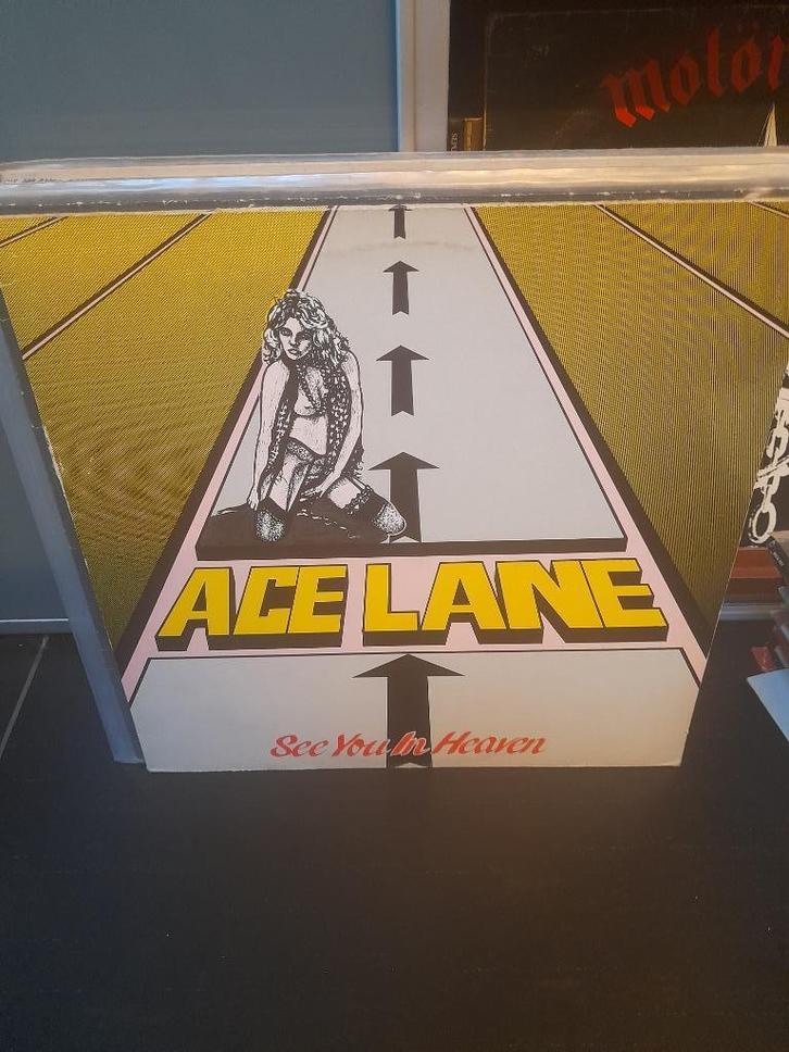lp - ace lane - see you in heaven - vak 7, Cd's en Dvd's, Vinyl | Hardrock en Metal, Gebruikt, Ophalen of Verzenden