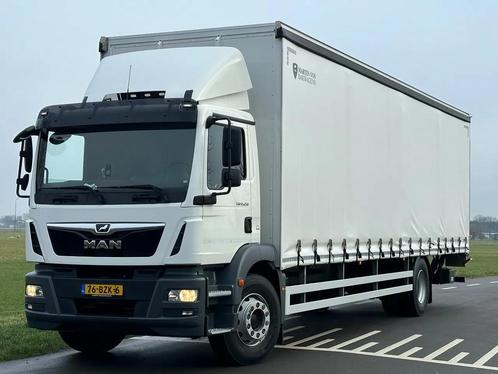 MAN TGM TGM. 15.250 EURO6. 2020. Schuifzeil Bakwagen met Laa, Auto's, Vrachtwagens, Te koop, ABS, Achteruitrijcamera, Airconditioning