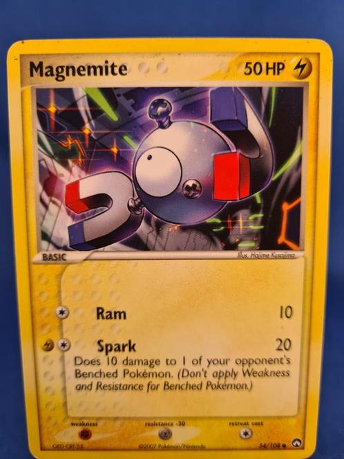Magnemite 54/108 - Power Keepers, Hobby en Vrije tijd, Verzamelkaartspellen | Pokémon, Gebruikt, Verzenden