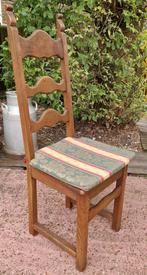 6 eiken eetkamer stoelen., Antiek en Kunst, Ophalen