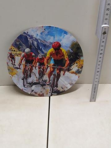 Prachtige fietsplaat van de Tour de France  beschikbaar voor biedingen