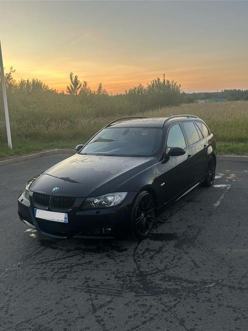 BMW 335d pack m, Auto's, BMW, Bedrijf, 3 Reeks, Panoramadak, Diesel, Break, Automaat, Zwart, Bruin, Leder, Achterwielaandrijving