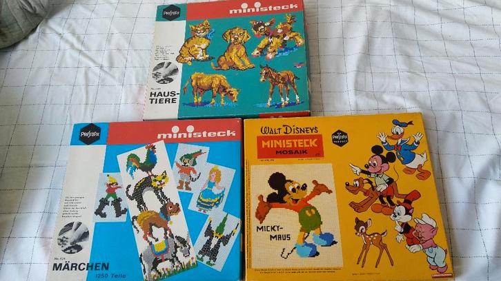 Ministeck creatief plezier, Kinderen en Baby's, Speelgoed | Bouwstenen, Gebruikt, Overige merken, Ophalen