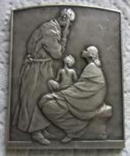 Zilveren plaquette 1919 by Victor Rousseau., Zilver, Verzenden