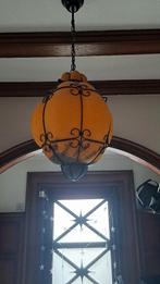 Lustre en pâte de verre multicouche art nouveau., Enlèvement