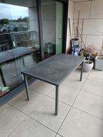 Table de jardin avec plateau en verre, Jardin & Terrasse, Tables de jardin, Enlèvement, Utilisé, Aluminium