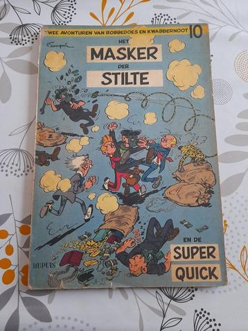 Robbedoes en Kwabbernoot nr 10 "Het masker der stilte eerst beschikbaar voor biedingen