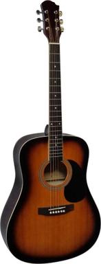 Akoestische gitaar MSA CW160 sunburst, Muziek en Instrumenten, Nieuw, Ophalen of Verzenden, Western- of Steelstringgitaar