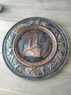 1958 expo koperen wandplaque sport festival, Antiek en Kunst, Curiosa en Brocante, Ophalen of Verzenden