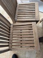 Chaise en teak, Tuin en Terras, Ophalen of Verzenden, Hout