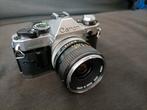 Canon AE-1 Program + 50mm 1.4 lens (SilverNose), Ophalen of Verzenden, Zo goed als nieuw, Canon