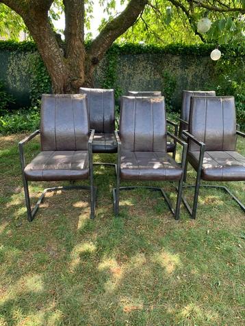 Eetkamerstoel, Ophalen, Gebruikt, Bruin, Vijf, Zes of meer stoelen