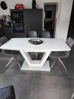Schitterende designtafel + 6 stoelen - nieuwstaat!, Huis en Inrichting, Tafels | Eettafels, Ophalen, 50 tot 100 cm, Zo goed als nieuw