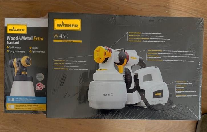 Wagner w450 wallsprayer, Doe-het-zelf en Bouw, Schildersmaterialen, Nieuw, Verfspuit of Verfpomp, Ophalen