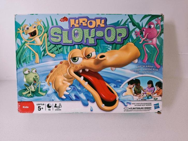 Krok Slok-op spel van Hasbro, Hobby en Vrije tijd, Gezelschapsspellen | Bordspellen, Gebruikt, Een of twee spelers, Drie of vier spelers