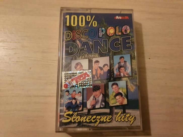 k7 audio Various – 100% Disco Polo Dance - Słoneczne Hity, Cd's en Dvd's, Cassettebandjes, Zo goed als nieuw, Origineel, Dance