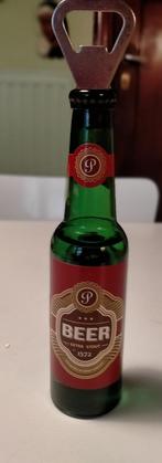 groene flessenopener beer met magneet, Ophalen of Verzenden, Zo goed als nieuw, Flesopener, Overige merken