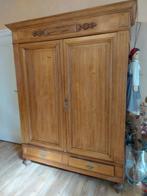 Garde-robe antique en chêne, Ophalen, Gebruikt, 200 cm of meer, Antique